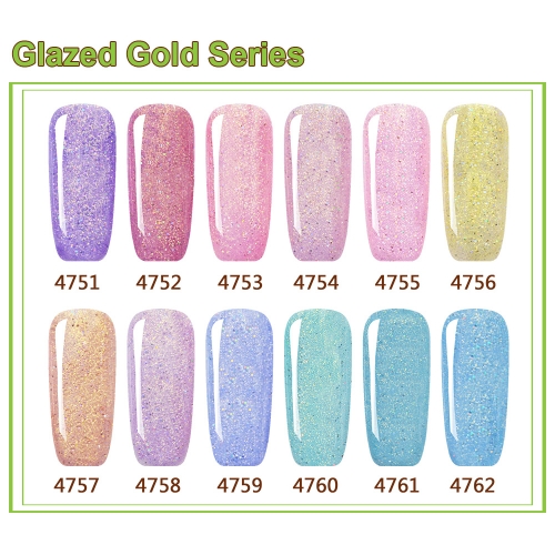 【color chart show】Glazed Gold Series