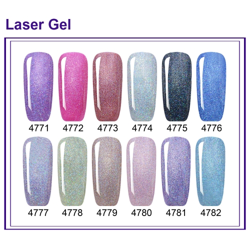 【color chart show】 Laser Gel